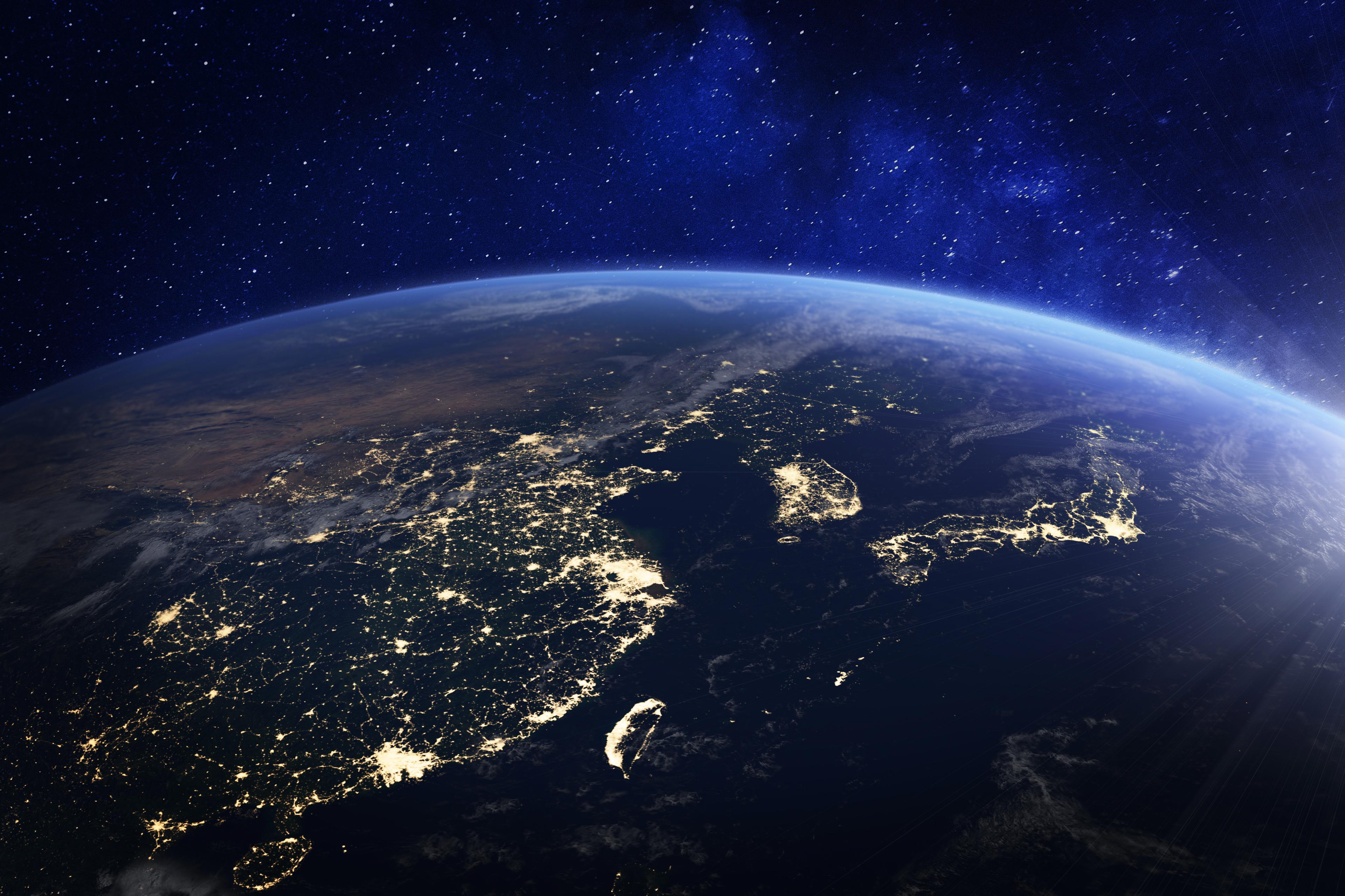 World from space
